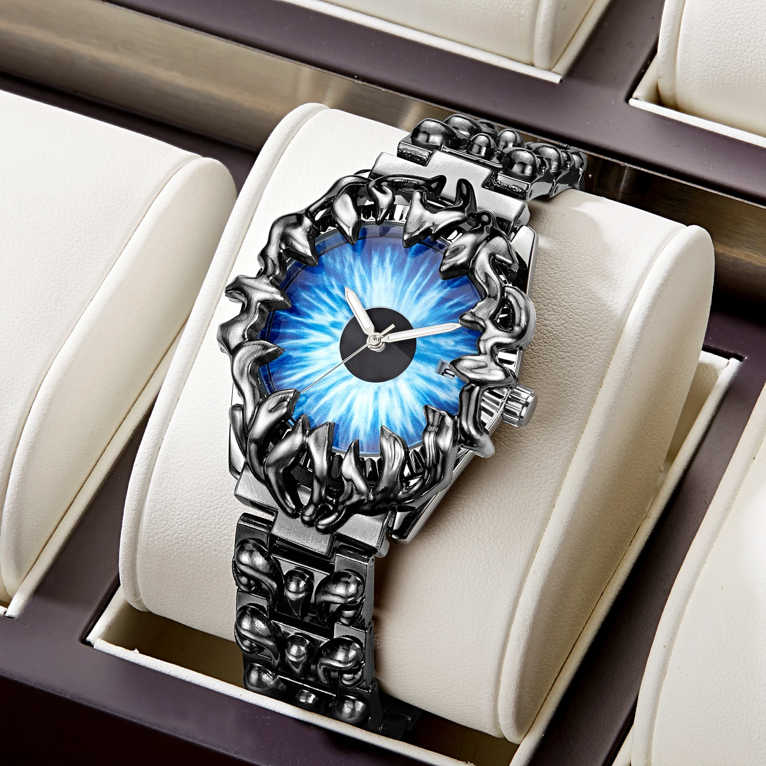 

Fashion Claw Watch Alabaster Style Cat's Eye Retro Y2K European American Watches Special Shaped Ins Niche Watches for Men