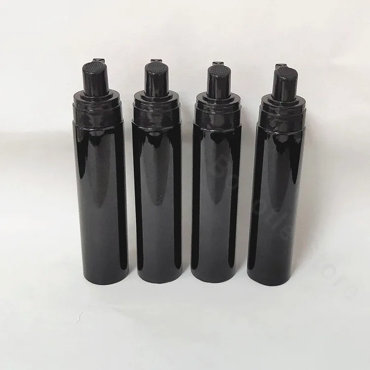 10/20pcs 100mL black bubble bottle lash shampoo bottle plastic for tooth cleaning,eyelash cleaning foam pump bottle