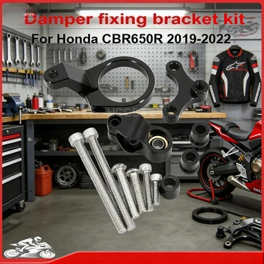 

Steering Damper Stabilizer Bracket Mount Fit Honda CBR650R 2019-2022 Motorcycle