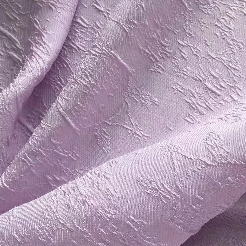 

114 см, ширина 26 мм, жаккардовый, белый, зеленый, фиолетовый, шелковый, полиэстер, спандекс, эластичная креповая ткань для DIY, весенне-осеннее платье, куртка X010