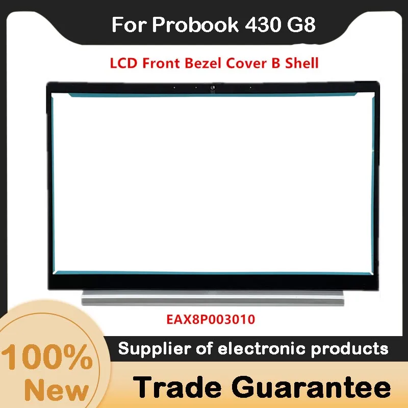 New Original LCD Front Bezel Cover For HP Probook 430 G8 EAX8P003010 Black