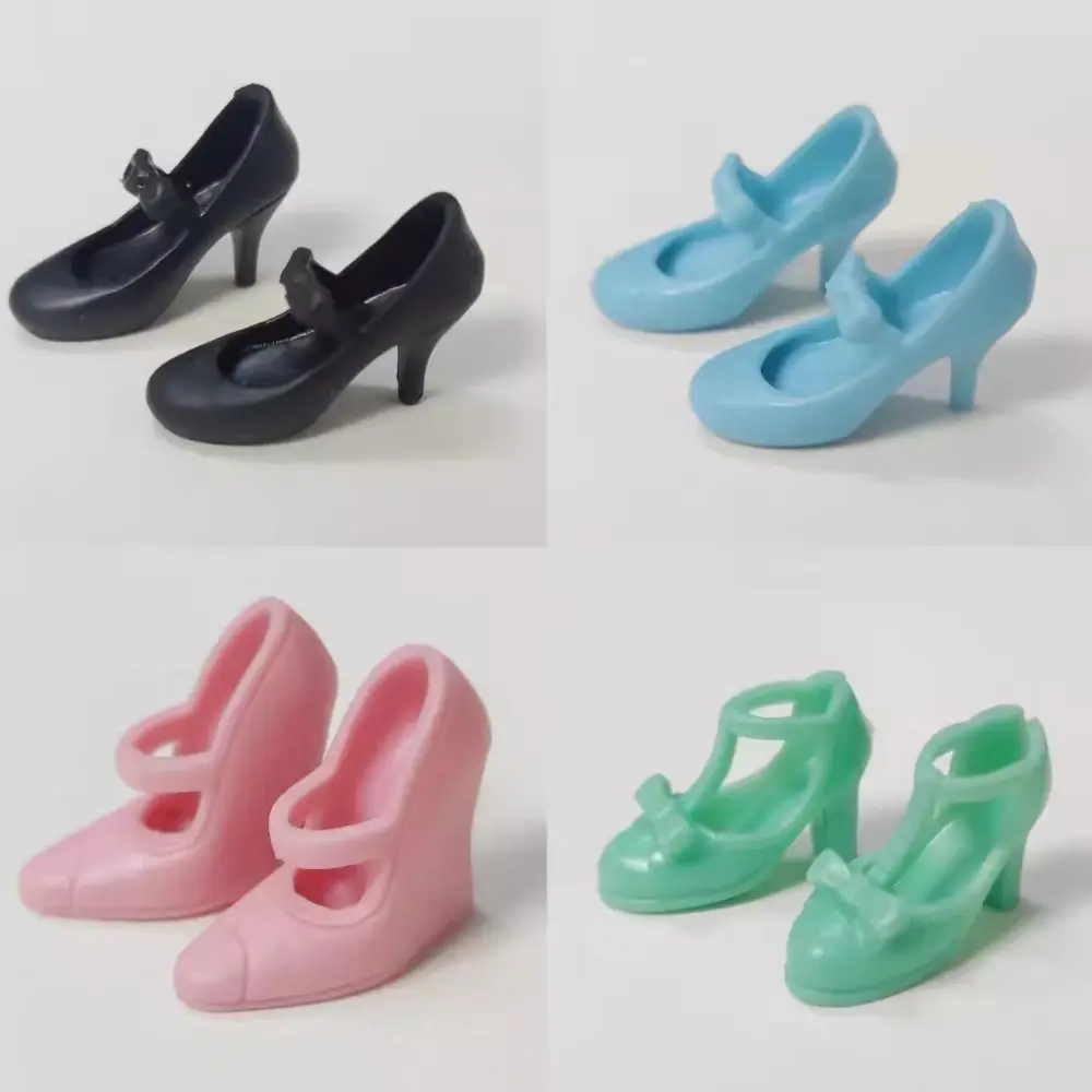 Candy Color High Heels Shoes for 1/6 Doll Casual Shoes Quality 30cm Doll Accessories Sweet Cute Female Doll Boots