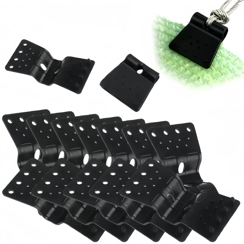 Keep Awning and Canopy Fabric Taut, 9 pcs Butterfly Net Clips, Won't Fall Off, Quick Release, Reusable