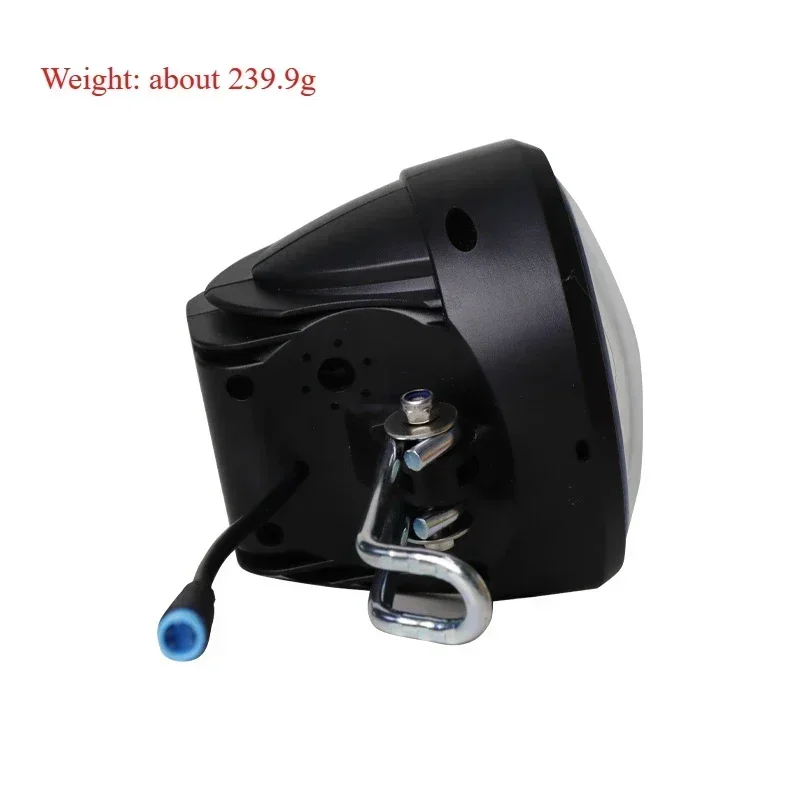 

5W E-Bike Headlight LED Front Lamp Waterproof Bicycle Headlight with 4-Pin Connector, Electric Bike Lighting Equipment