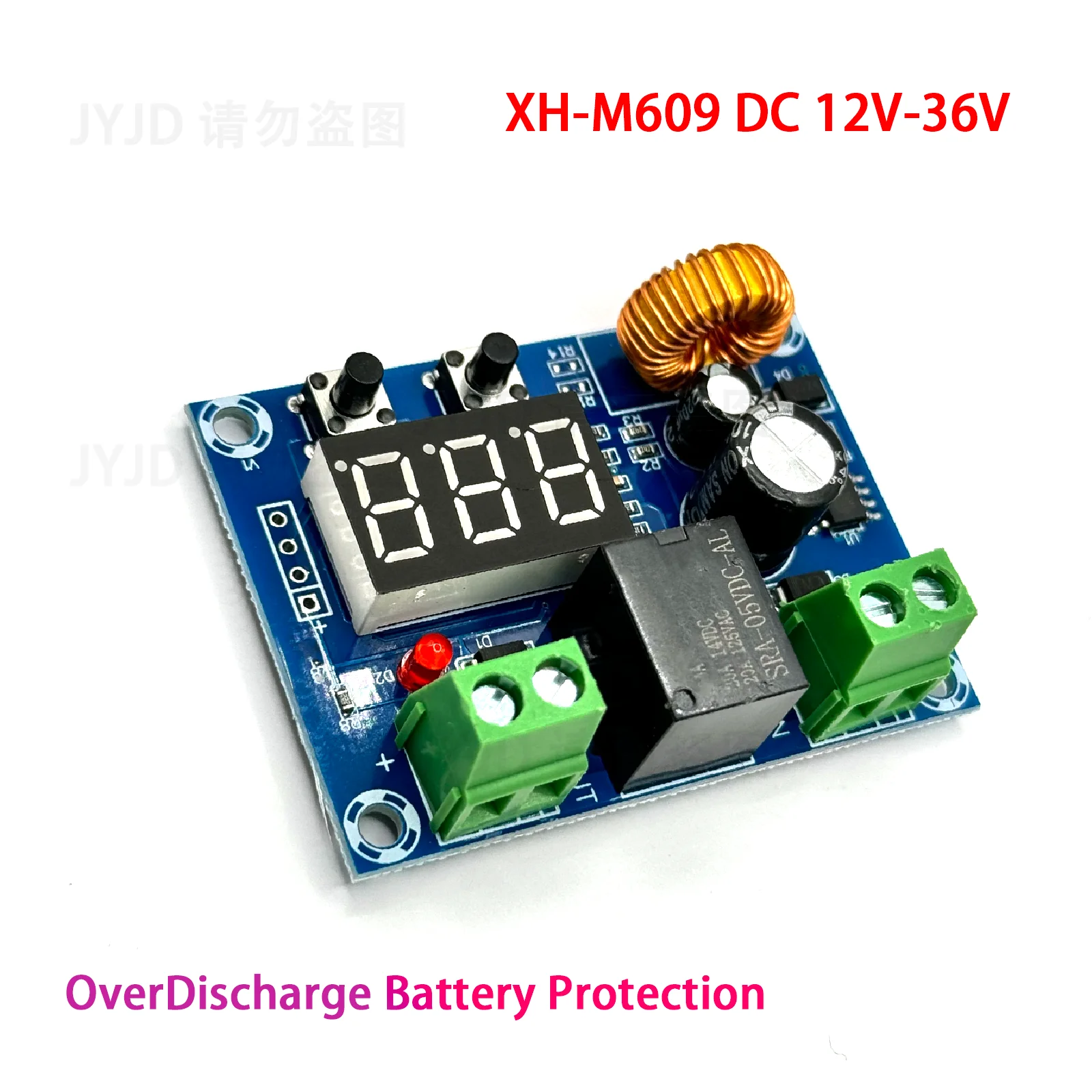 XH-M609 DC 12V-36V Charger Module Voltage OverDischarge Battery Protection Precise Undervoltage Board M209