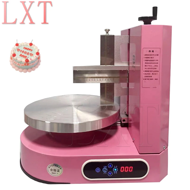 Birthday Cake Cream Icing Coating Machine 110V 220V  Bread Wedding Butter Spreading Daubing Equioment