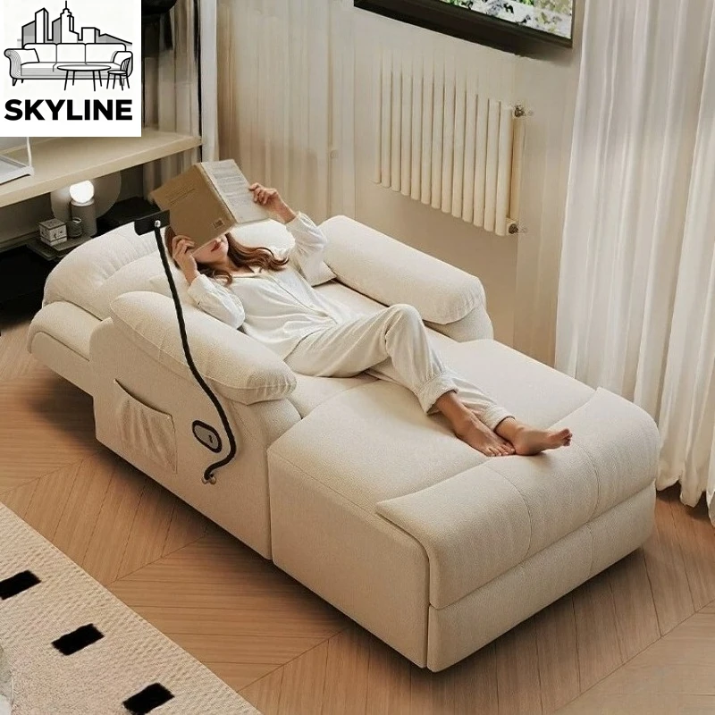 

Concubine reclining chair sofa bedroom Concubine bed 180 ° reclining beauty couch modern concubine chair