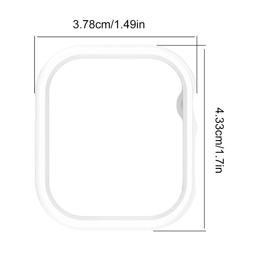 حافظة ساعة غطاء ساعة مقاوم للصدمات واقي ممتص للصدمات حافظة واقية مضادة للخدش لملحقات ساعة أبل سلسلة 10 42 مللي متر/46 مللي متر