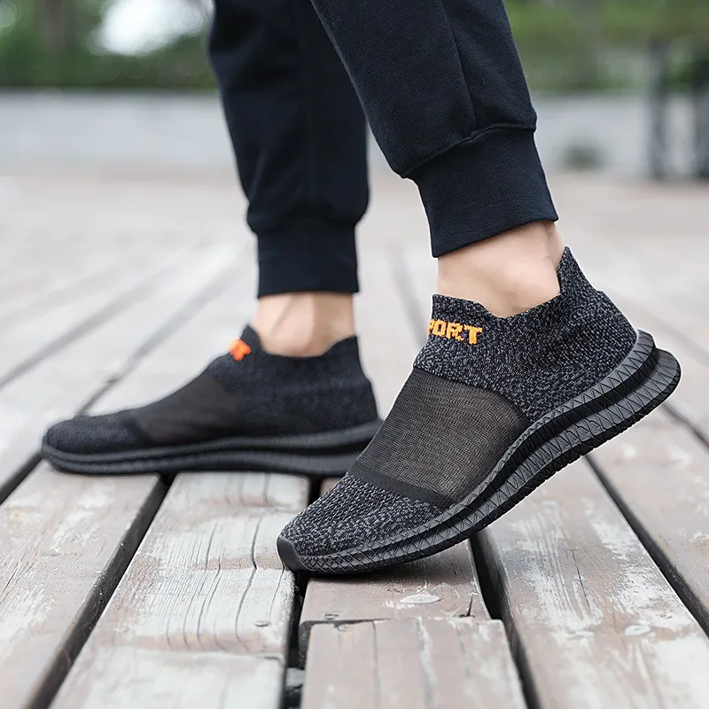 

unisex summer knit sock shoes man running shoes man trainers sports casual sneakers for man