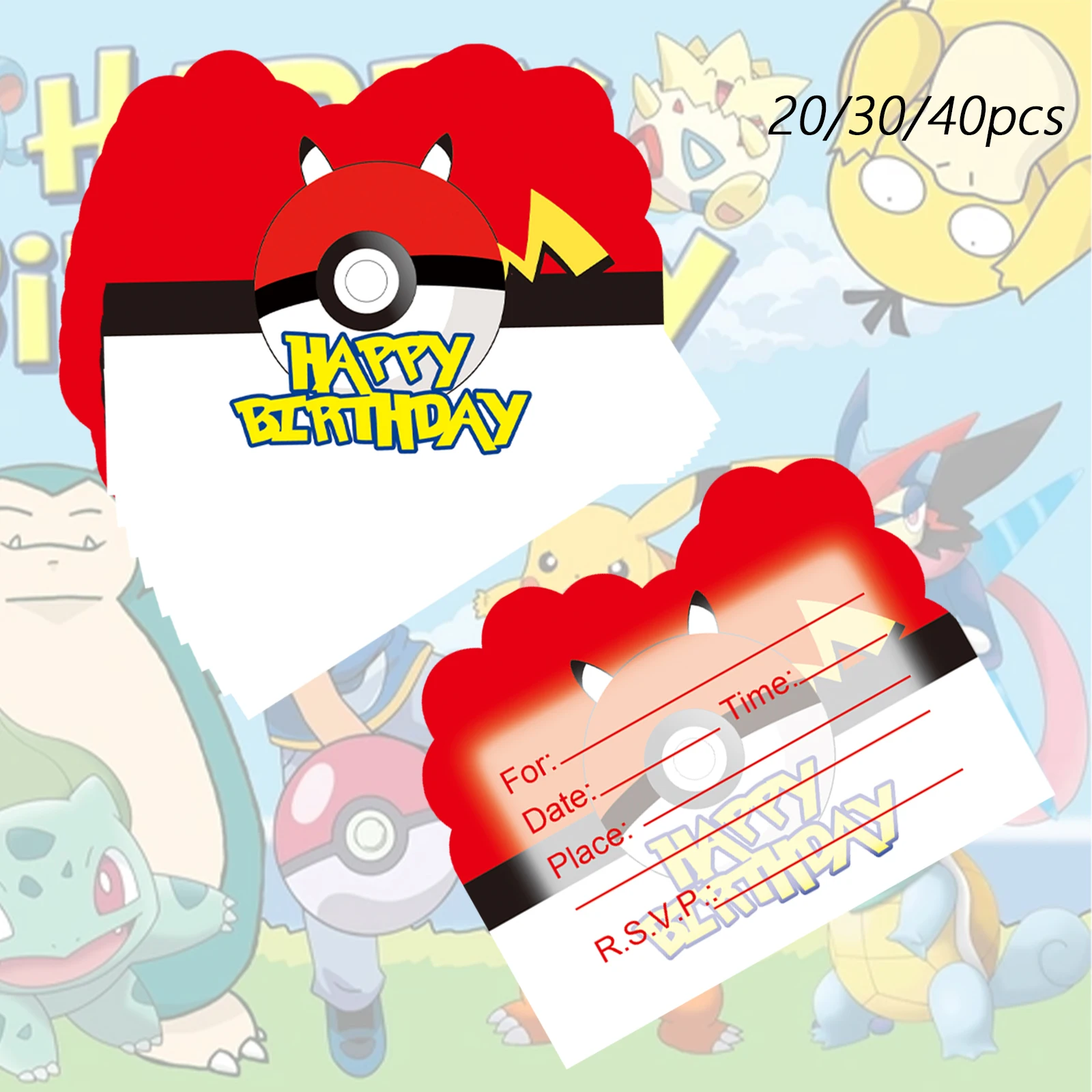 20/30/40Pcs PokéMon…