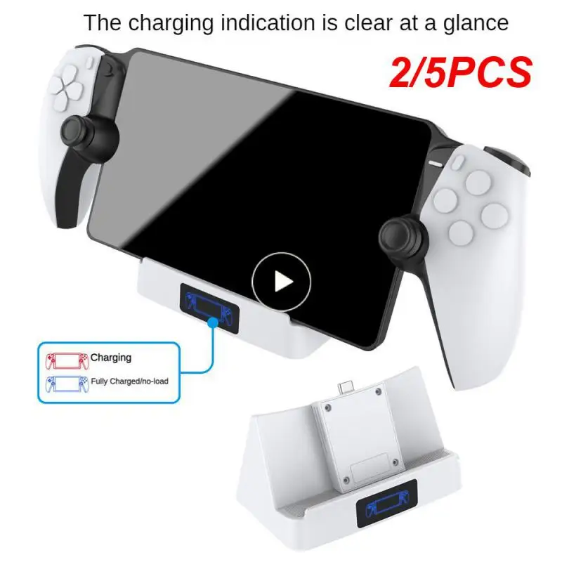 

For PS Portal Charging Dock Streaming Handheld Type-C Charging Stand Game Console Charger Station for 5 Portal