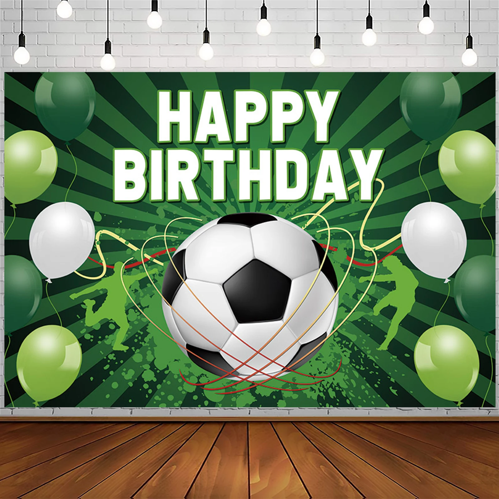 Football Birthday Backdrop Sports Boy Man Soccer Themed Party Decorations Photography Background Baby Shower Supplies