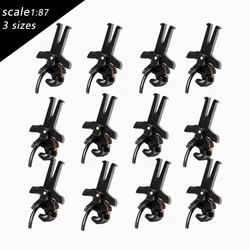 Miniature HO Scale 1:87 Train Railway Accessories Plastic Coupler Suitable European Train Scene Materials Diorama Kits 12Pcs/Lot