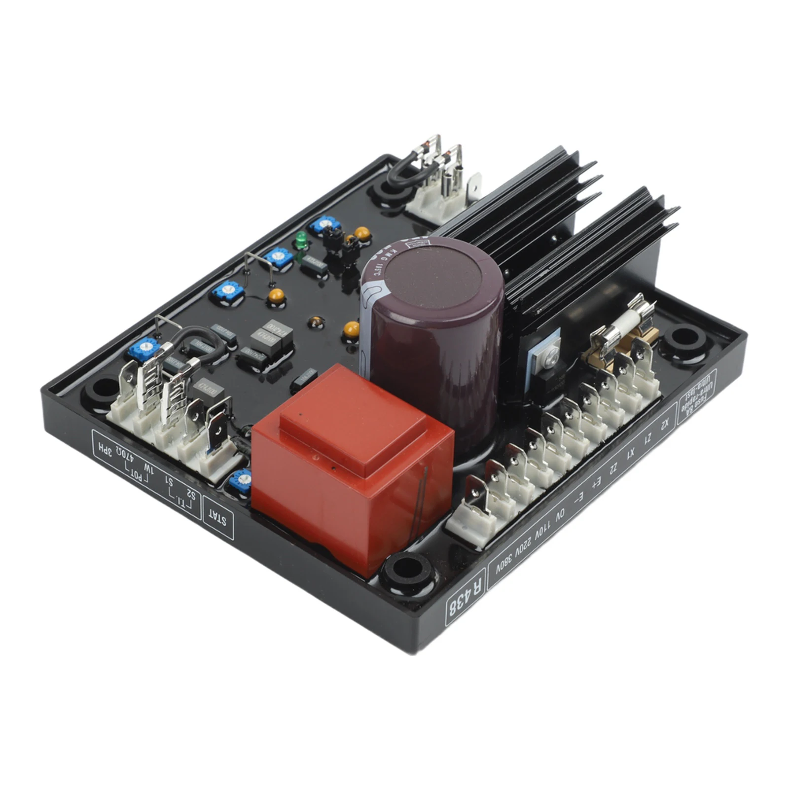 R438 Automatic Voltage Regulator for Generator PCB Circuit Board with Voltage Regulation and Transistor Control