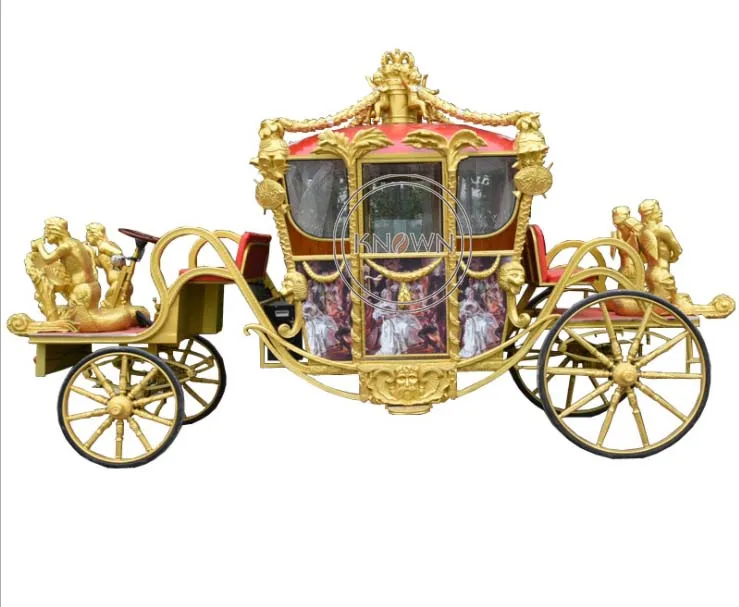 Horse Wagon Royal Sculpture Charriot, Attraction Sightseeing, Or, Exposition de documents