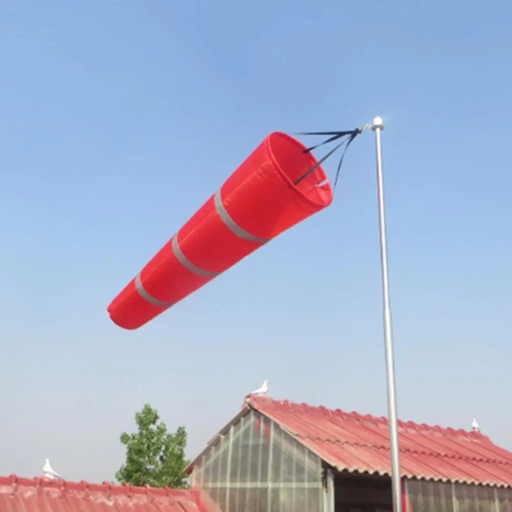Sock Sock Bag Polyester Detection Inches Weatherproof Reflective Fashion Weather Airport Windsock Windsock for Outdoor