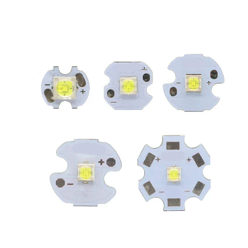 High Power LED Emitter Chip Bulb White PCB on 8mm 12mm 14mm 16mm 20mm LED Lamp Light White Copper PCB