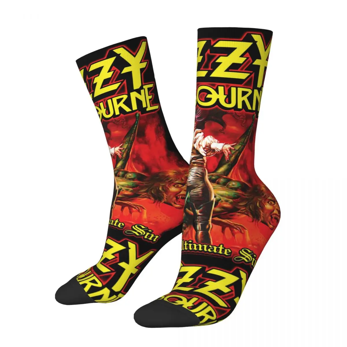 Ozzy Rock Cheytac Collection Essential calcetines de cuello redondo para hombres y mujeres, a prueba de viento, medias de primavera, verano, otoño e invierno, regalo, novedad