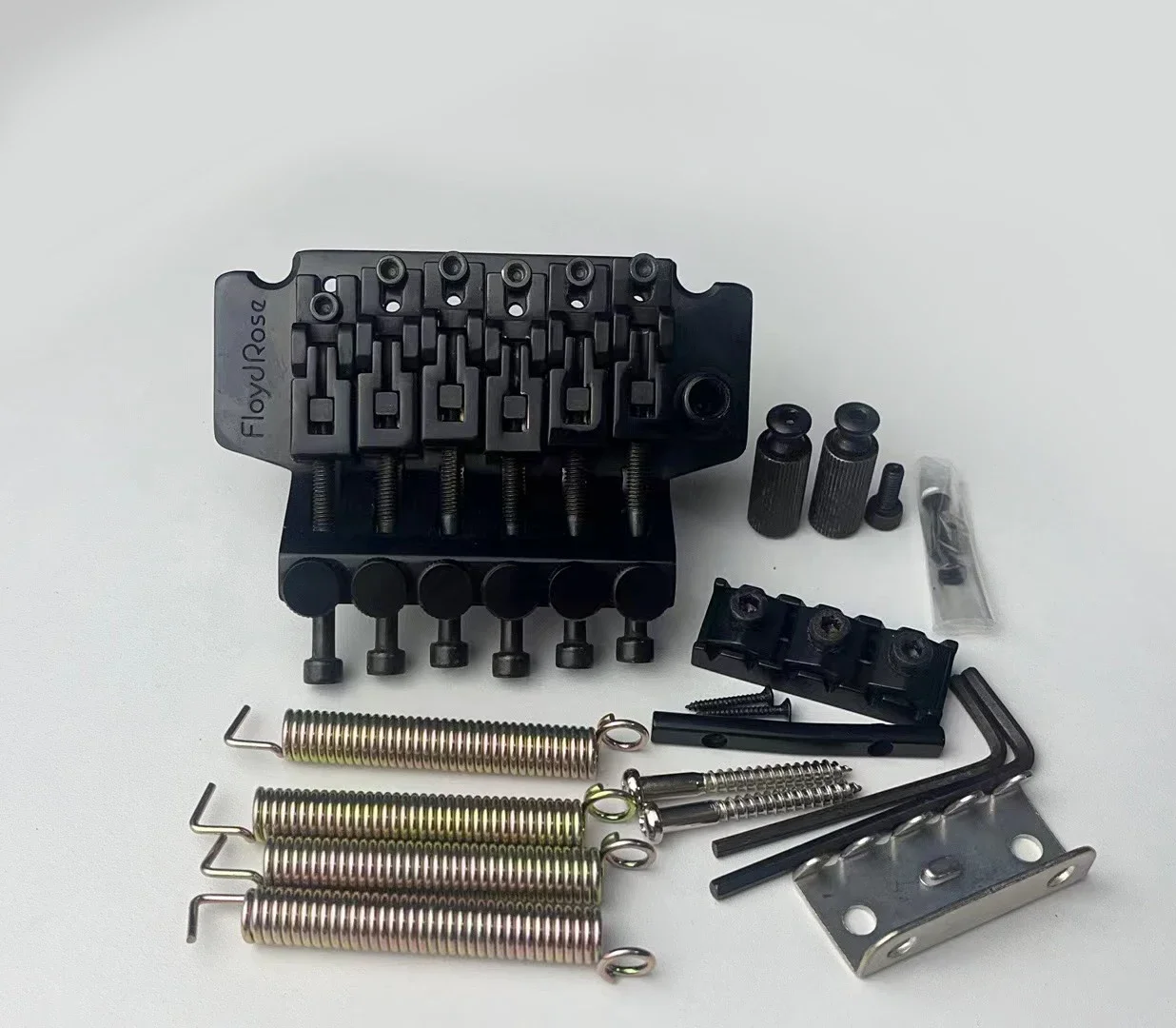 Original High End Genuine Special Vibrato Guitar Bridge System with 43mm Locking Nut Black