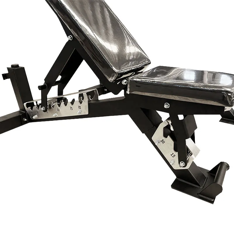 Factory Direct Fitness Equipment Gym Weight Lifting Bench  Adjustable Weight Bench with Squat Rack
