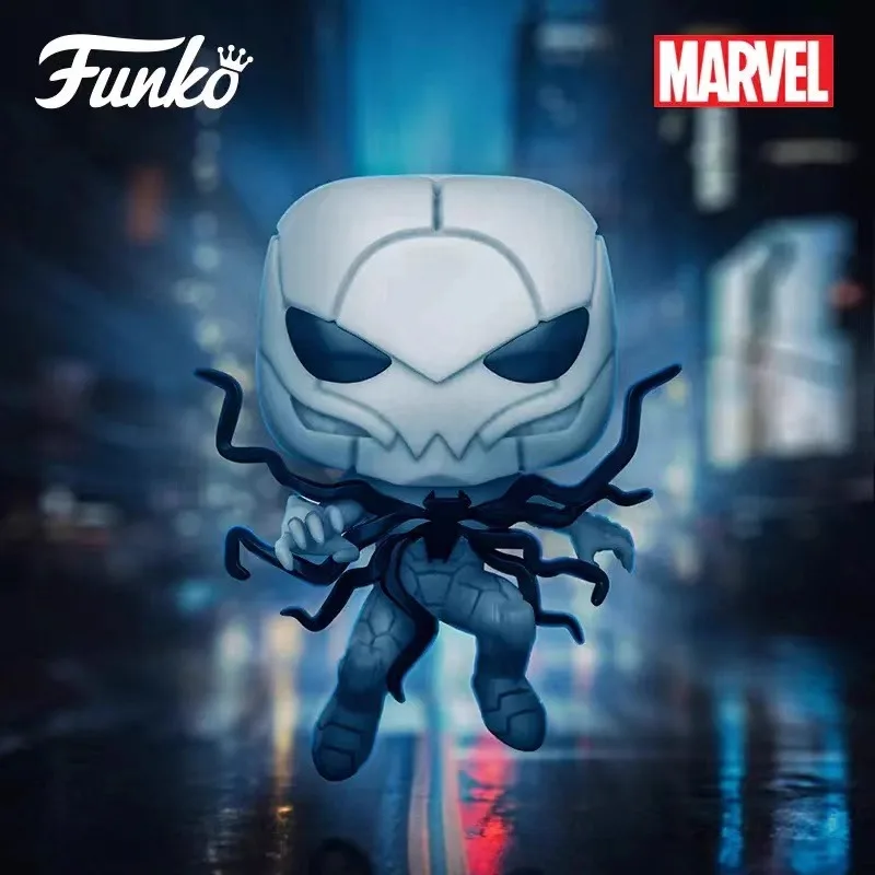 Funko Pop Original Genuine Marvel Venom Iron Man Captain America Black Panther Action Figure Toys for Boys Girls Gift