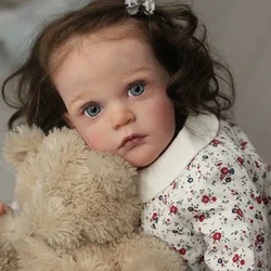 24inch Reborn Doll Kit Mattia Newborn Sleeping Baby Soft Touch Unfinished Unpainted Doll Parts DIY Handmade Doll Toys