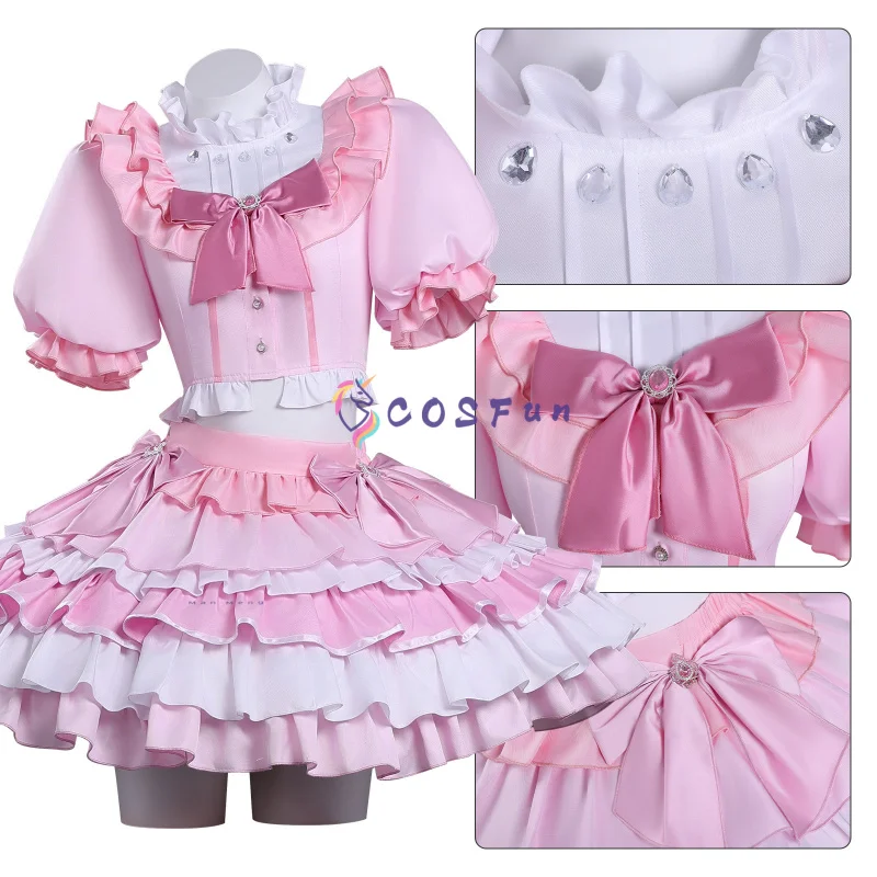 

Puella Magi Madoka Magica Kaname Madoka Cosplay Costume For Halloween Christmas Carnival Role Play Comic Con Lolita Dress