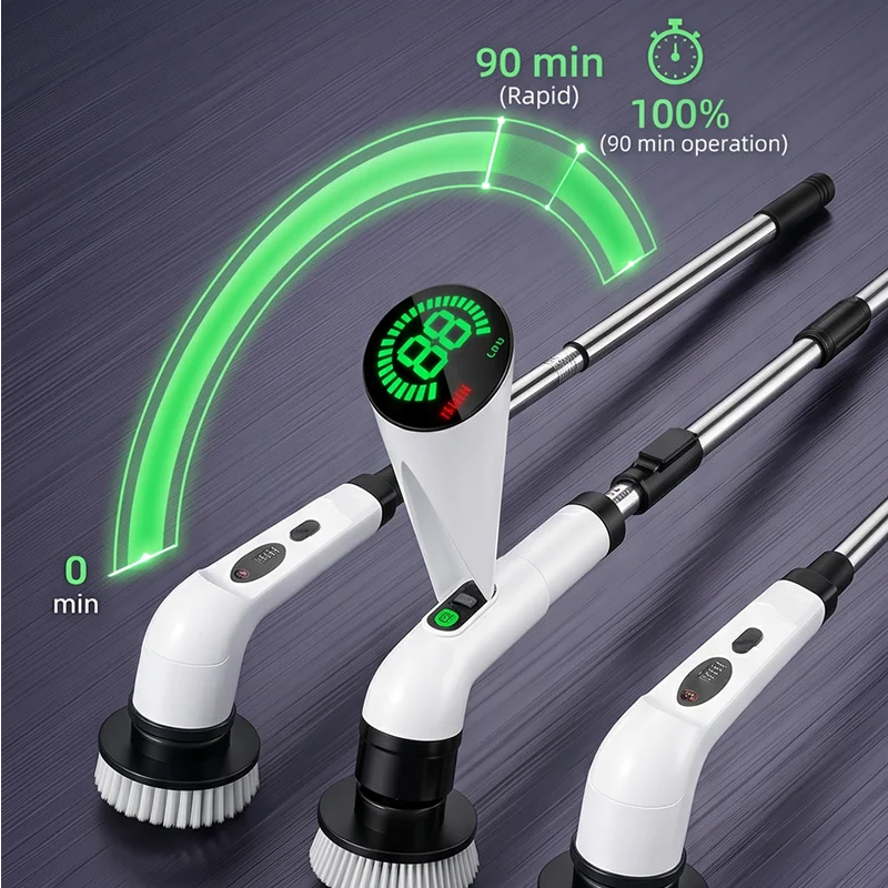 WireLess หุ่นยนต์เครื่องซักผ้า - Home Bathroom Cleaning Robot บทวิจารณ์และราคา