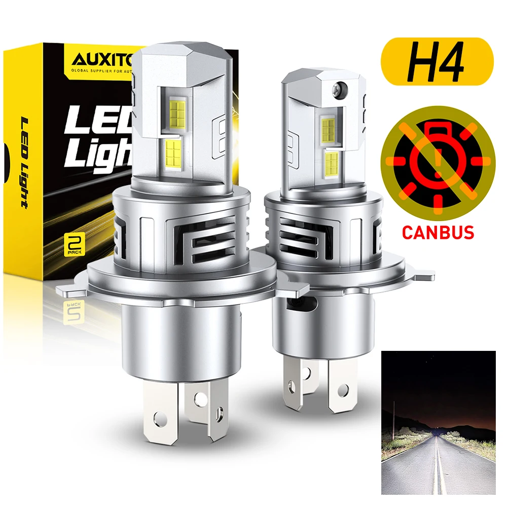 �y�Z�[�����z2���� AUXITO Canbus H4 �^�[�{LED�w�b�h���C�g �n�C�r�[�������[�r�[���L�b�g �I�y�� �t�H�[�h �g���^�p 30000LM �z���C�g 12V 9003 HB2 �o���u �ԗp���C�g