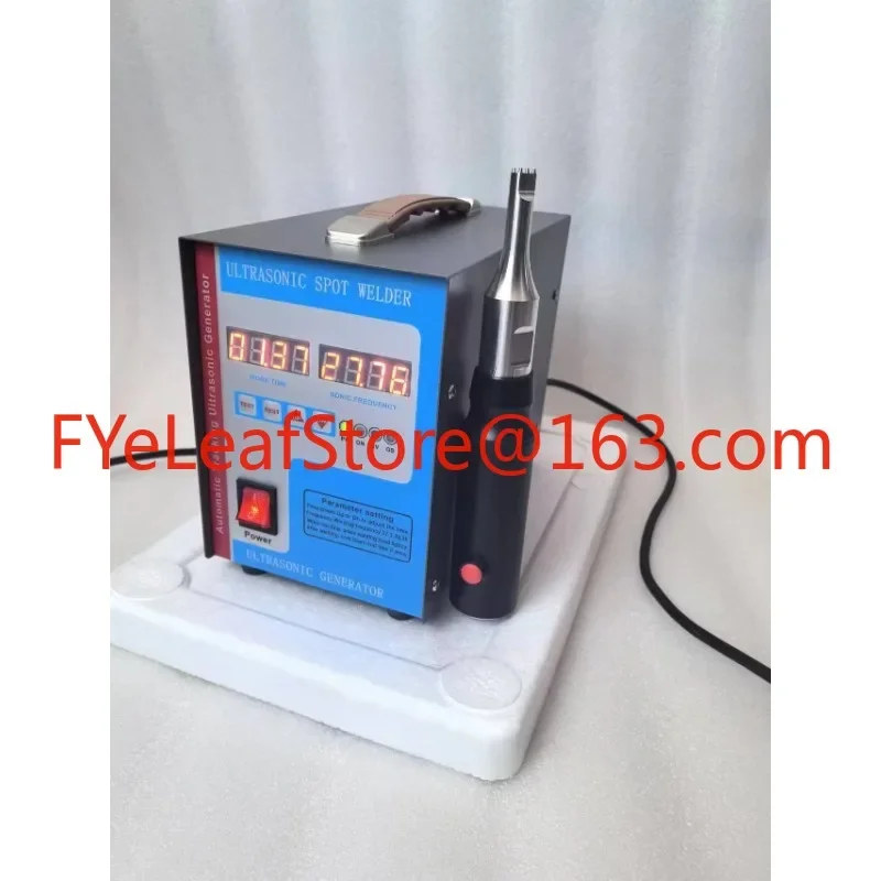 Spot Welding Machine Output 35Khz Weld Fabric Ultrasonic Attachment For Edge Trimming Joining