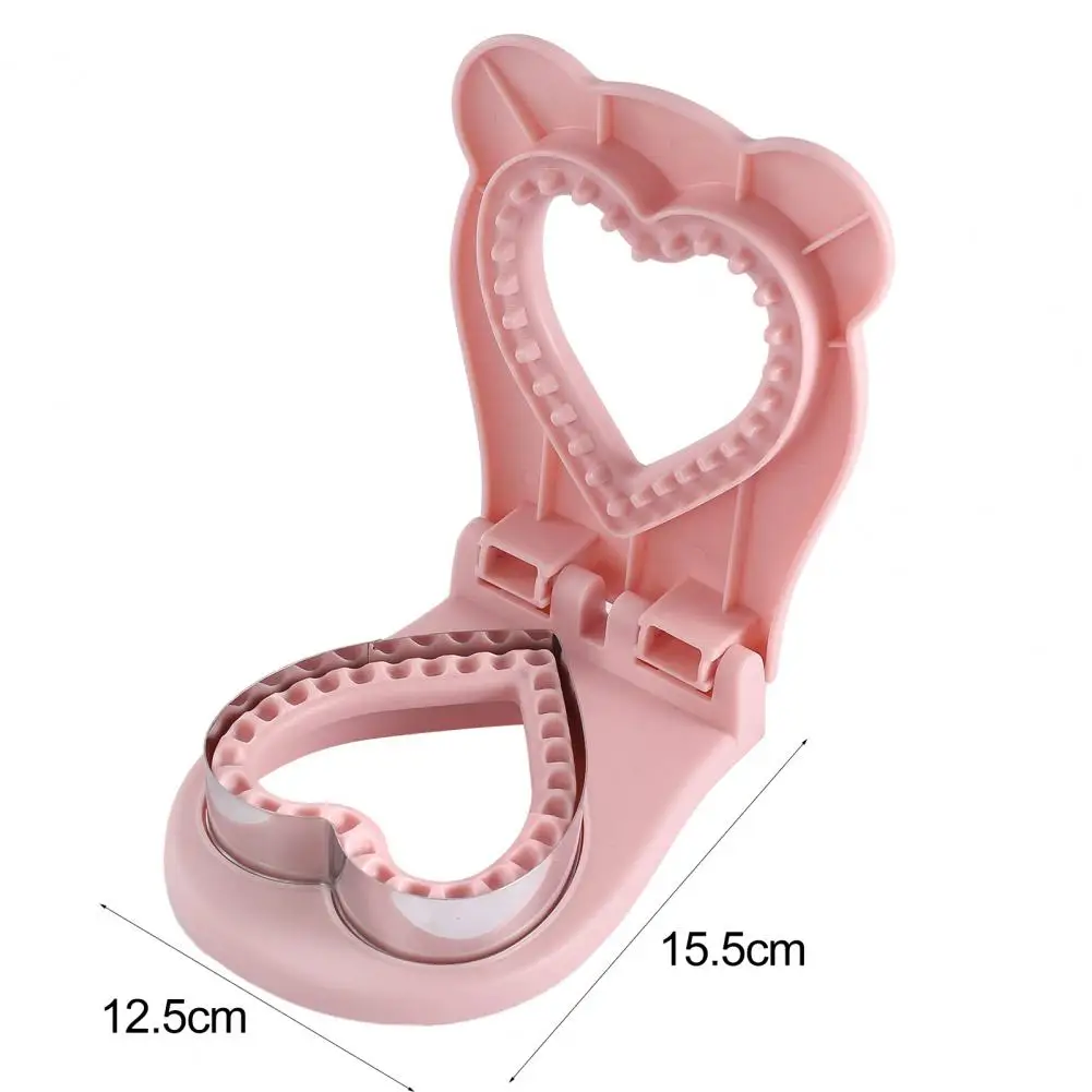Sandwich Cutting Tool Kids Sandwich Mold Sandwich Mold Cutter Sealer Set Love Heart Shape Stainless Steel Bread Press Diy Pocket