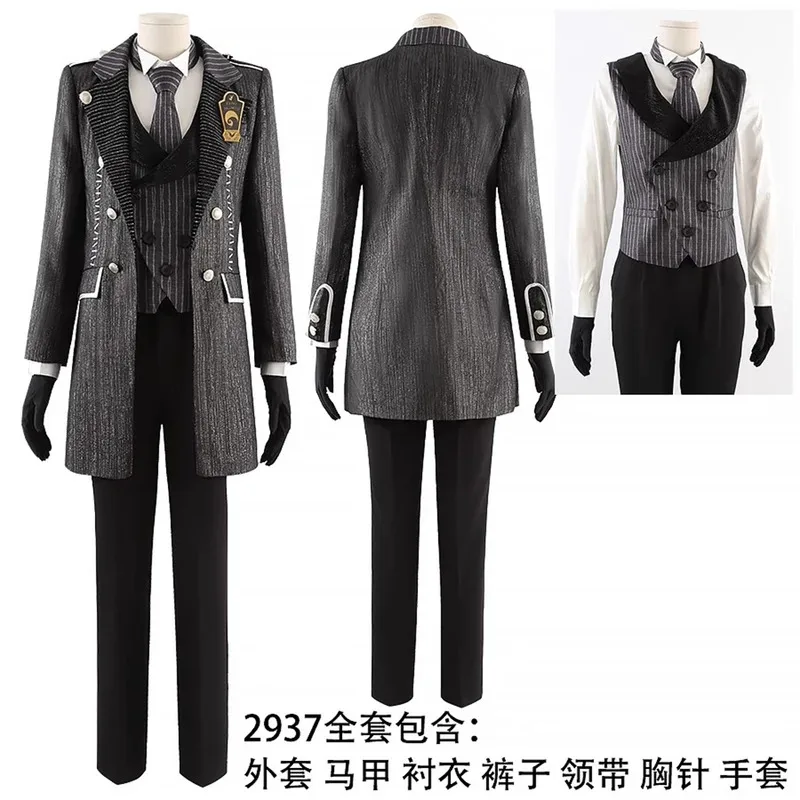 

Halloween Malleus Draconia Cosplay Costume coat waistcoat shirt pants tie brooch glove Role Playing Clothes