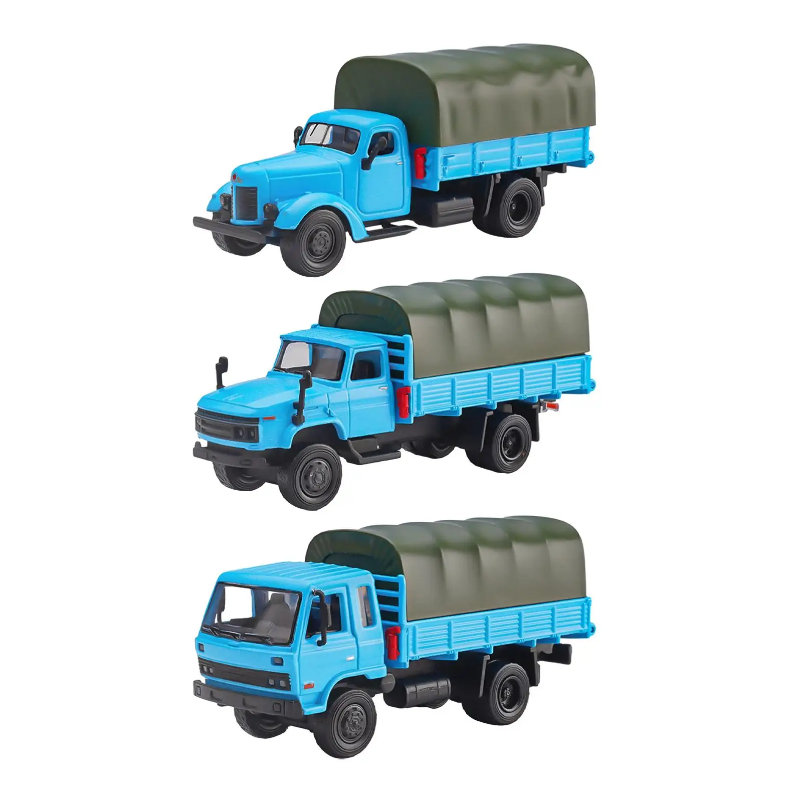 

1:64 Transport Truck Dioramas Metal Diecast Truck for Kids Adults Ornaments