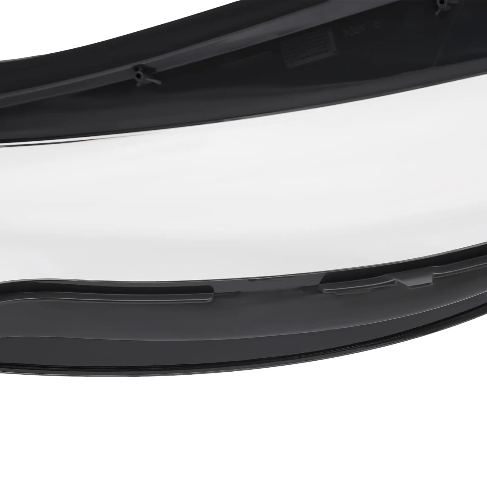 XIJIE ل 2014 2015 2016 2017 بنز W222 S-Class عدسة المصباح الأمامي غطاء الركاب الجانب الأيمن واضح عدسة سوداء RH #6