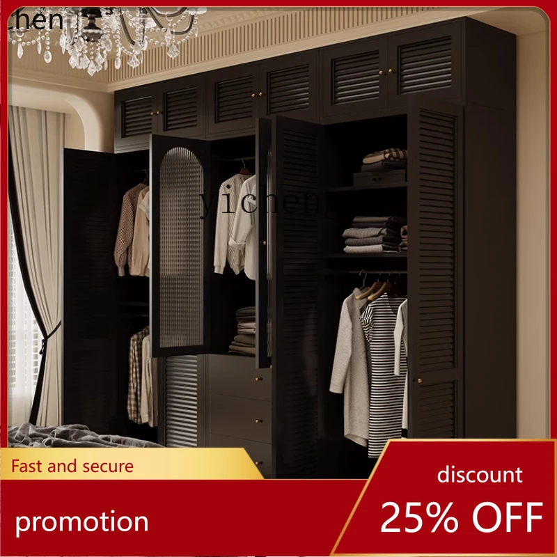 

ZMLsteel wardrobe bedroom opposite door storage retro style combination wardrobe rental room locker