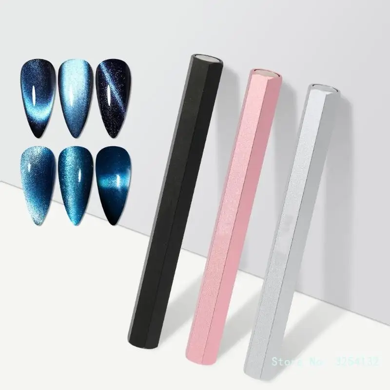 Double-Ended Magnetic Nail Design Tool Cat Eye Nail Magnet for Women and  Girls Essential Tools Create Beautiful Nail