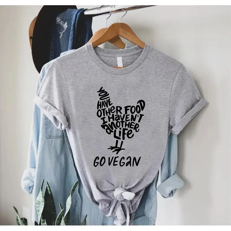 Camiseta vegana divertida, derechos de animales vegetarianos, ir al día mundial, vida, amante de los vegetarianos