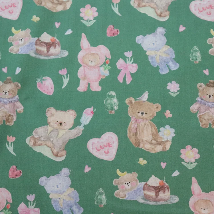 High Quality 100% Cotton Textile - Soft Breathable Fabric for Women's Clothing, Dress Making & Creative DIY Crafts, Easy to Sew