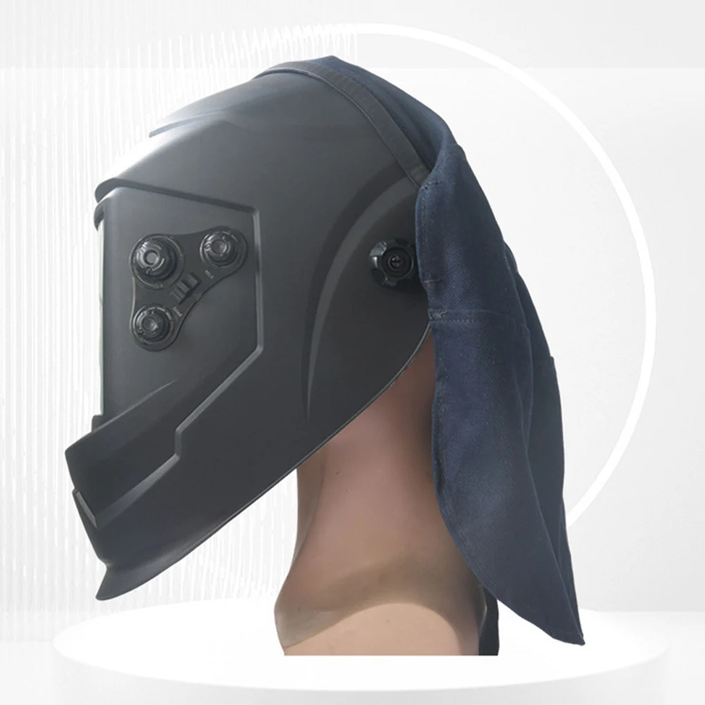 Helm las topi kepala bungkus Anti bakar, helm las, penutup ekstensi kepala, perlengkapan pelindung las Universal