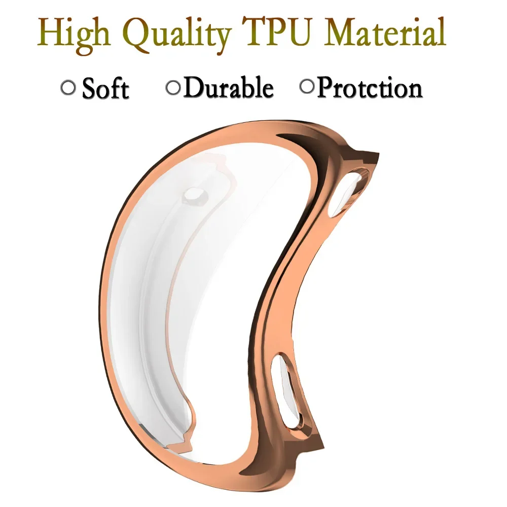 TPU Protective Case Suit for Xiaomi Watch S4 41mm Electroplated TPU All-inclusive Soft MiWatch S4 41mm Bumper Cover Accessories