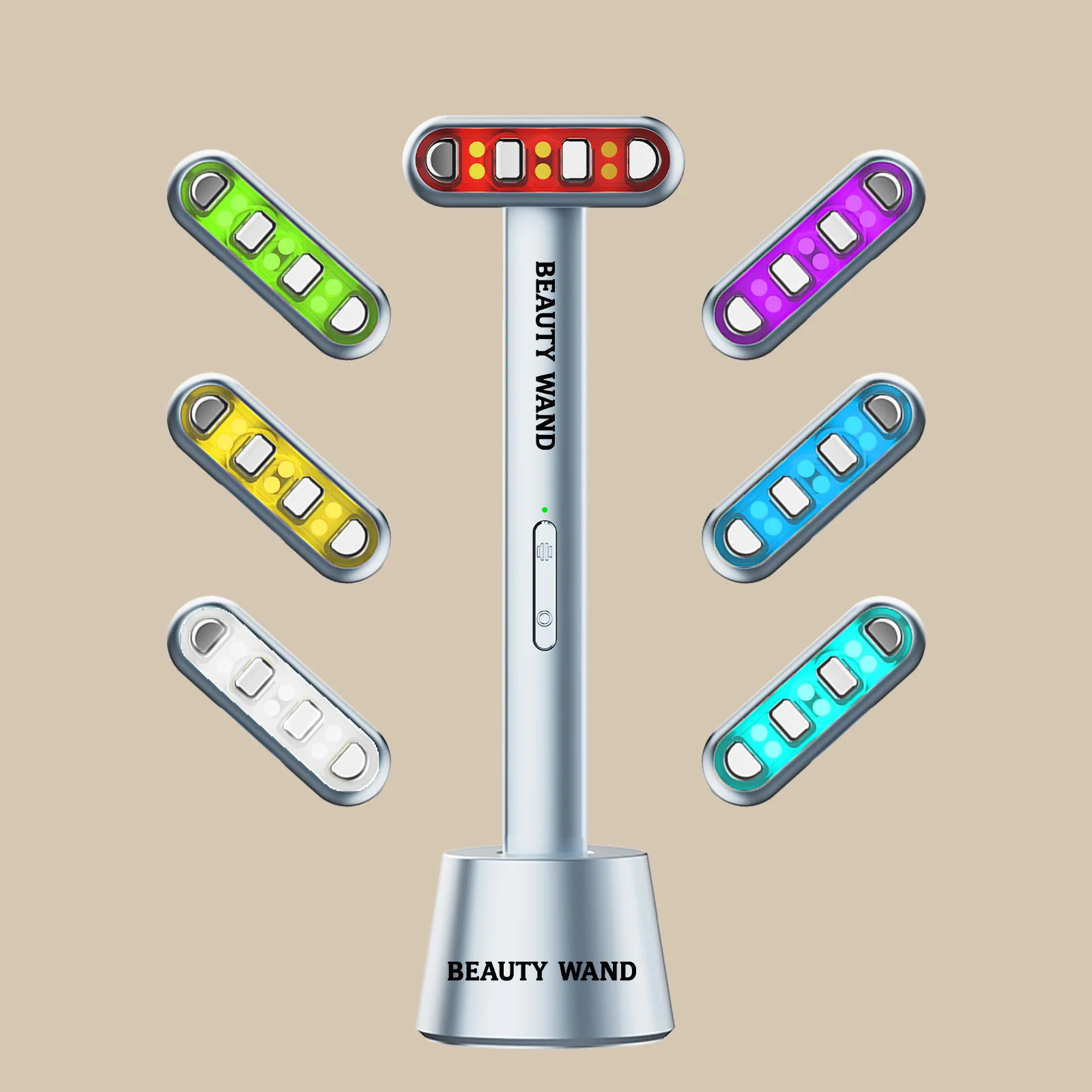 Eye Introduction Device Microcurrent Red Light Massage Device Facial EMS Vibration Beauty Device