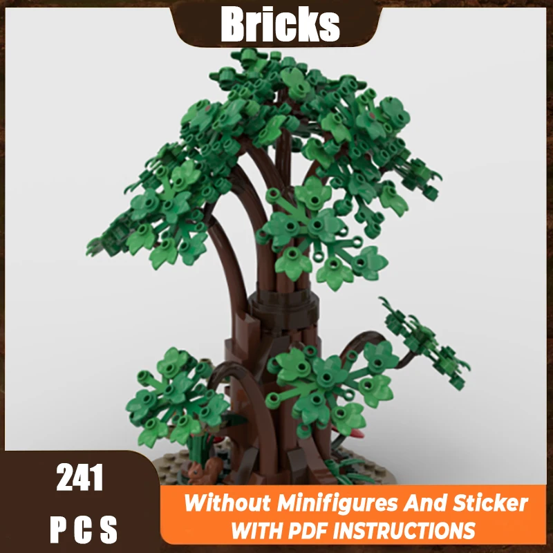 Squisito nuovo prodotto MOC Building Blocks, tecnologia modello di pianta e albero, regali giocattolo modulari per bambini, set di assemblaggio fai-da-te