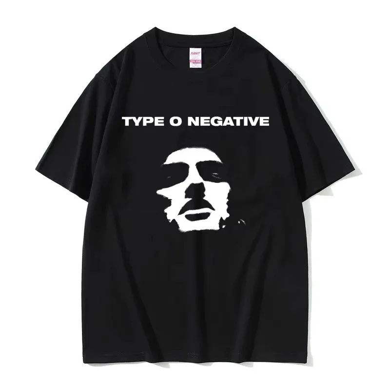Rock Band Type O Negative T-shirts Men Women Fashion Pure Cotton Tee Shirt Men's Summer Streetwear Male Gothic Short Sleeve