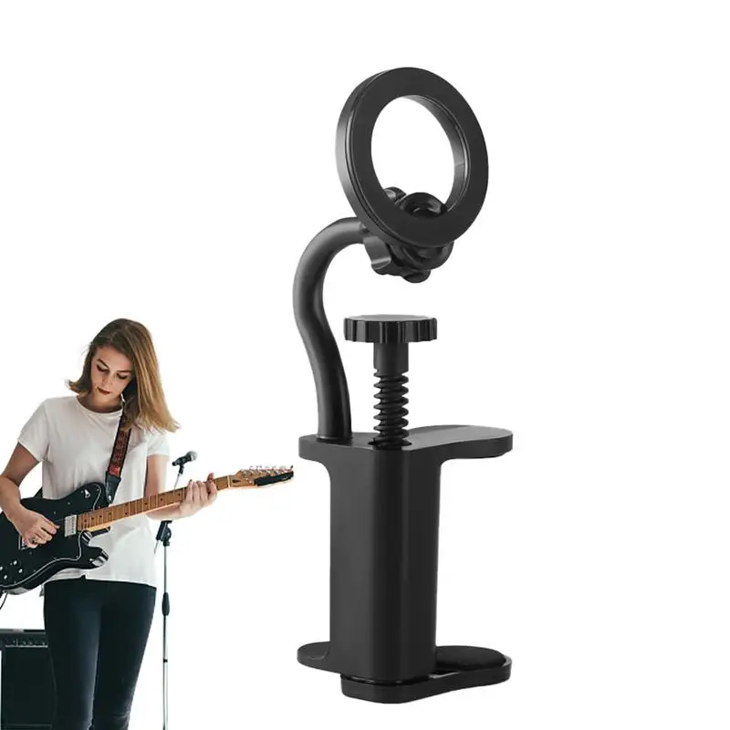 

Guitar Phone Holder Portable Adjustable Magnetic Smart Phone Mount Guitar Ukulele Sheet Music Holder Phone Holder Clamp