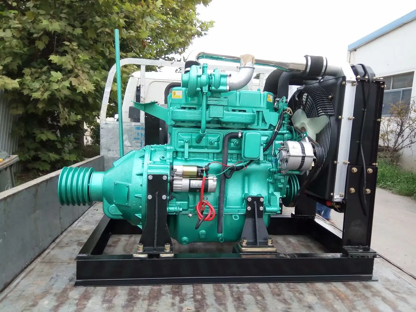 

weifang diesel engine R4105P 48kw Diesel Engine for Water Pump & fixed power Usage with clutch connecting