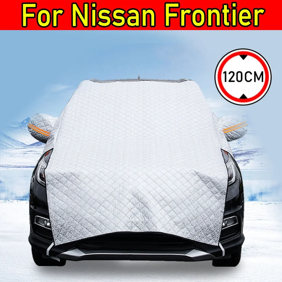 

For Nissan Frontier 2009-2023Car Armrest Box Pad with Cup Holder, PU Leather Non-Slip Fixed, Heightened Storage Integrated