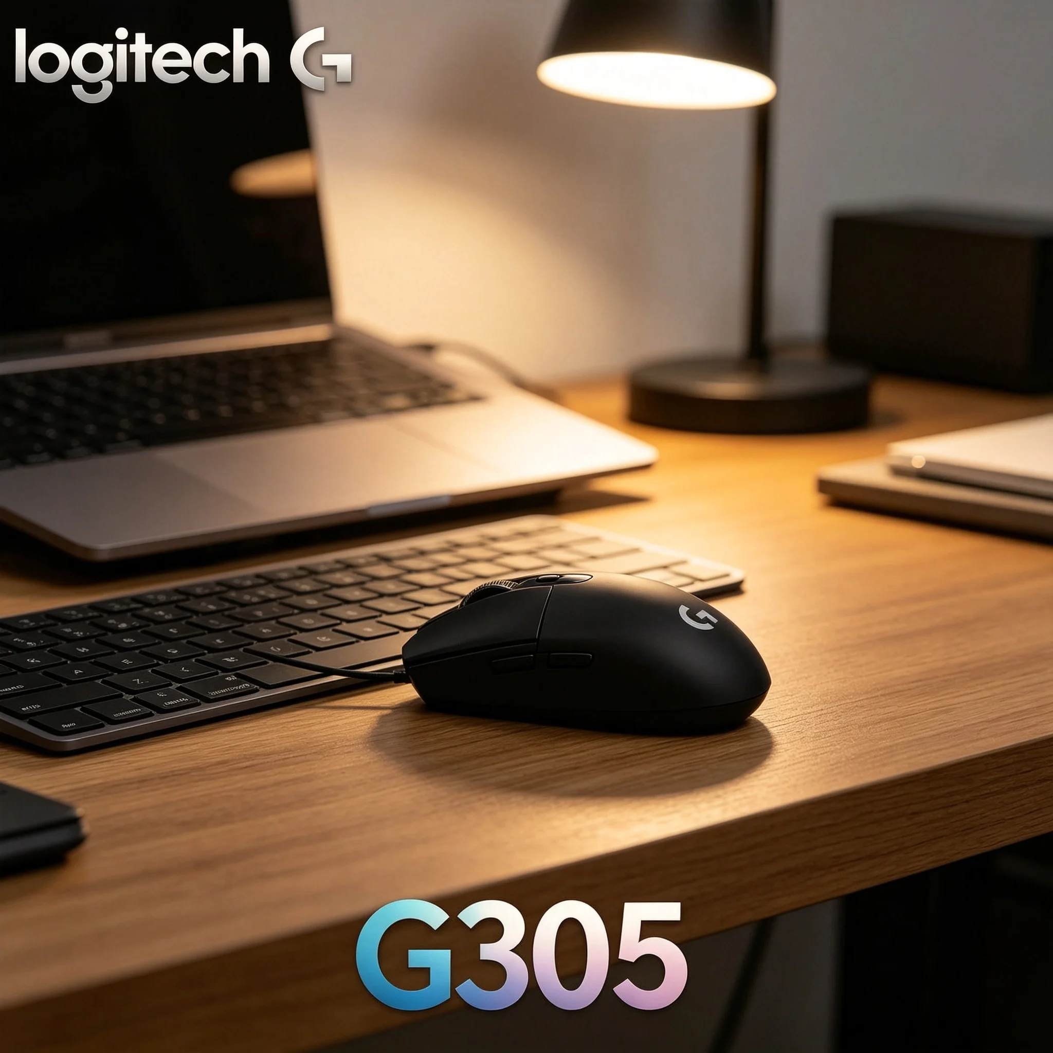 Logitech G305 LIGHTSPEED Gaming Mouse Adjustable DPI HERO Sensor For Home Gaming And Commercial Office