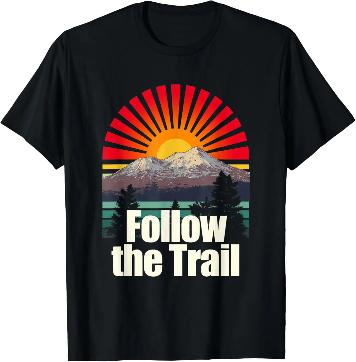 

Футболка Follow the Trail Hiker Outdoor Hike Wild Camper Nature