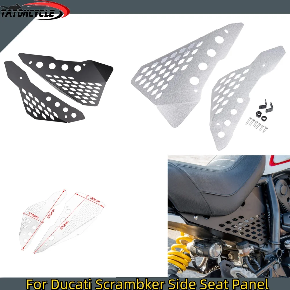 

For Ducati Seat Side Mid frame Cover Panel Fender Protector Guard Fairing Scrambler 400 800 Sixty Desert Icon Throttle Urban