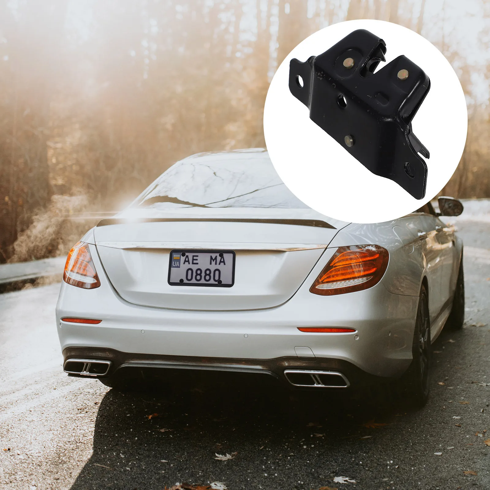 

Back Door Latch Rear Trunk Lock Replacement Wear Resistant Iron Car Interior Parts Compatible Multiple Models Trunk Latch Rear